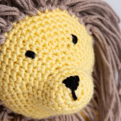 Arthur The Lion in Wool Couture Cotton Candy - Downloadable PDF