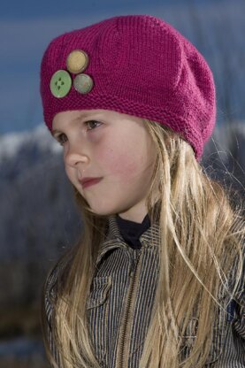 Vintage Button Beret