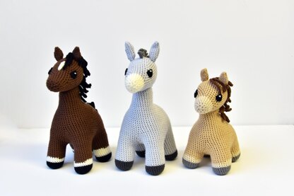 Horse, Poney, Donkey Pattern Set