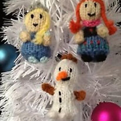 Frozen inspired Christmas Tree Decorations