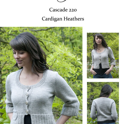 Cardigan Heathers in Cascade 220 - W228