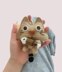 Chubby Cheeks Cat Keychain/ Charm/ Pendant