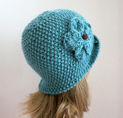 Nastasia – Classy Moss Stitch Cloche