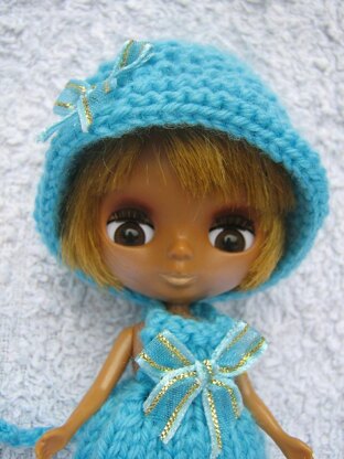 5" Petite Blyth Hand Knit Dress and Hat