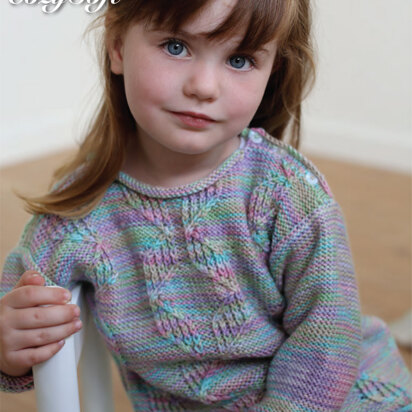 Cable Sweater in Ella Rae Cozy Soft Print - ER11-03