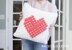 Granny Square Heart Pillow