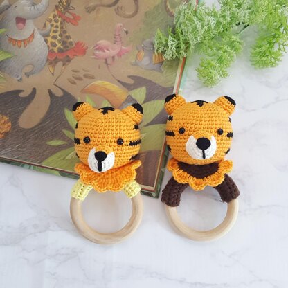 Tiger Baby Rattle