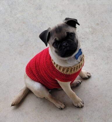 Pug jumper 2025 knitting pattern