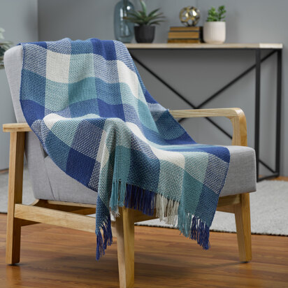 Valley Yarns #261 Buffalo Plaid Throw PDF