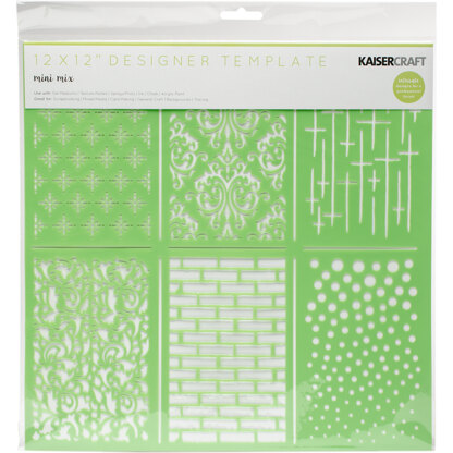 Kaisercraft Designer Template 12"X12" - Mini Mix