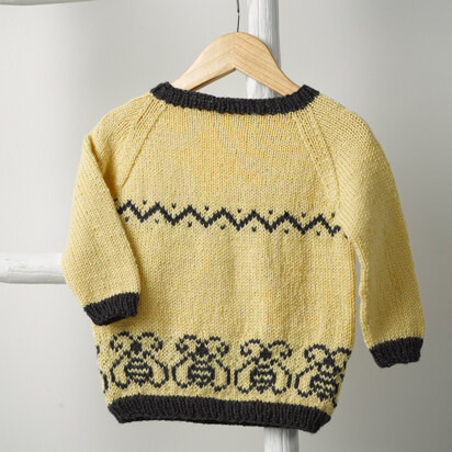 Honeycomb Sweater in Valley Yarns Haydenville DK - 1004 - Downloadable PDF