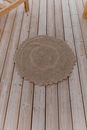 Sunburst Jute Rug