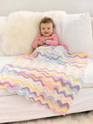 Avalon Afghan in Lion Brand Ice Cream - L50208 - Downloadable PDF