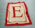Name Blanket Initial Letter E Throw Baby Shower Stroller C2C Crochet Pattern