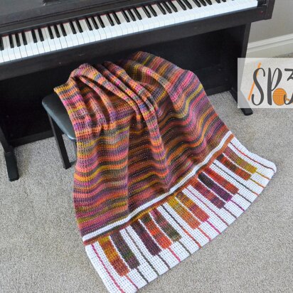 Piano Pizzazz Blanket