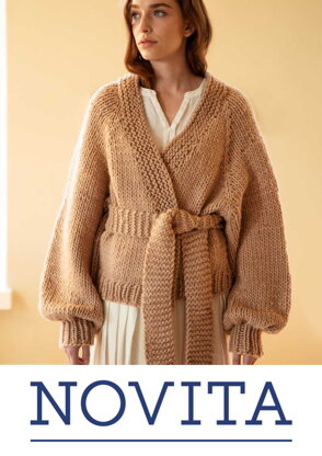 Helli Cardigan in Novita Hygge Wool - Downloadable PDF