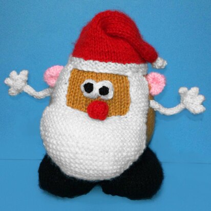 Christmas Santa Mr Potato Head 32 cms toy - knitting pattern