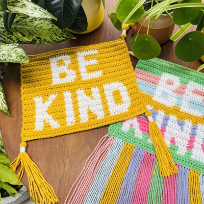 Be Kind Tapestry Crochet Motif