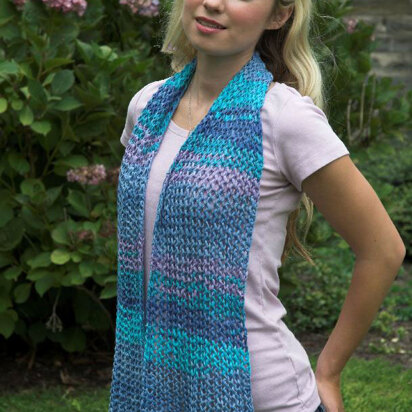 Easy Lace Scarf in Plymouth Yarn Cottonation - F510