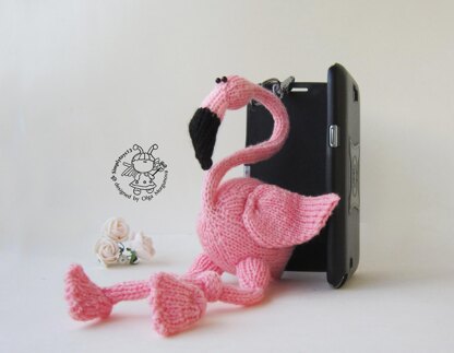 Keychain Pink flamingo
