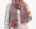 Knitting Pattern Christmas Melange Scarf