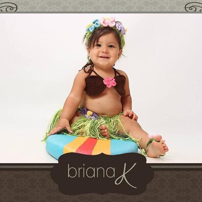 Hula Girl / Luau Set Newborn-Teen