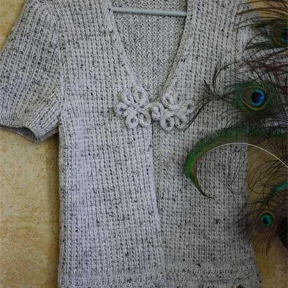 Vest with Bobbled Edging