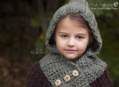 Easy Hooded Scarf Crochet Pattern 113