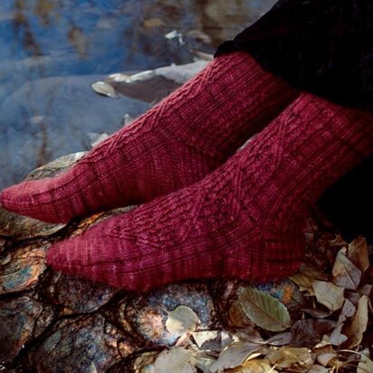 Jabberwock Socks - knitting pattern