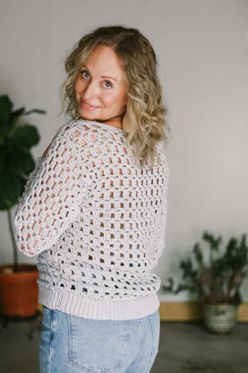 Lattice Luxe Pullover