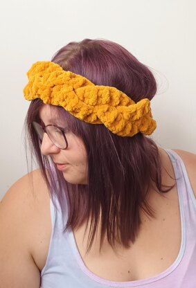 One Skein braided headband