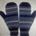 Moody Blue Time Mittens