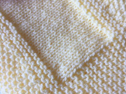 Textured Stripes Baby Blanket