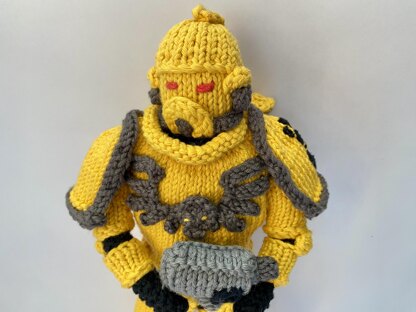 Imperial Fist Space Marine Doll