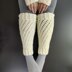 White Winter Leg Warmers