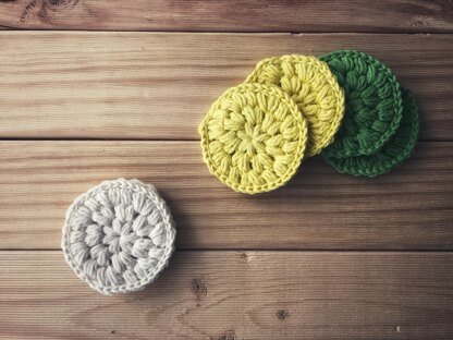 Crochet Reusable Face Scrubbies