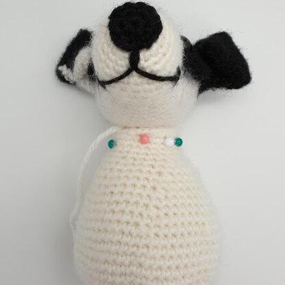 Reggie the Rough Haired Jack Russell - UK Terminology - Amigurumi