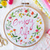 Tamar Enjoy Life Printed Embroidery Kit - 6in