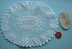 1:12th scale Oval Tablecloth