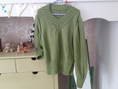 Soft Aran jumper