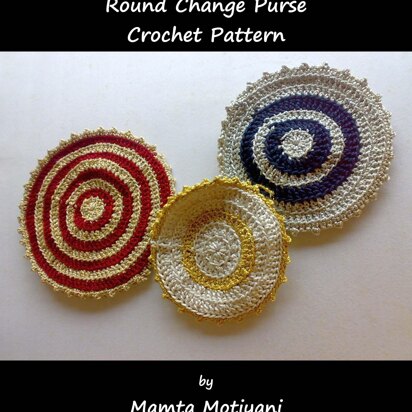 Round Change Purse Crochet Pattern