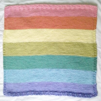 Rainbow baby blanket