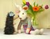 NICE PRICE SET Hare and Hedgehog / SPAR-SET Hase und Igel