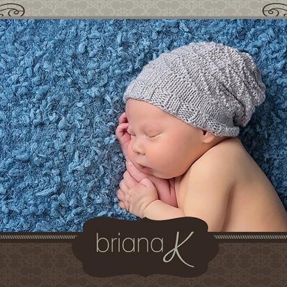 Newborn Knit Slouchy Hat