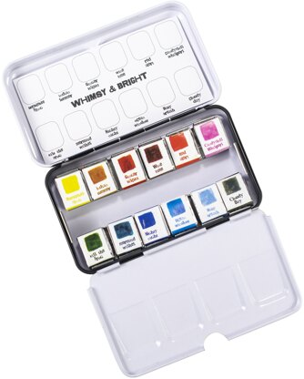 Studio Light Art By Marlene Watercolor Painting Set 12/Pkg - Whimsy & Bright W/Tray