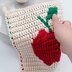 Apple Mosaic Crochet Dishcloth