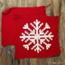 Snowflake Bobble Stitch Pillow