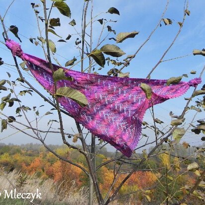 Flying Cranes - knitting pattern