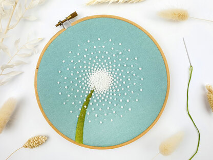 Oh Sew Bootiful Dandelion Printed Embroidery Kit