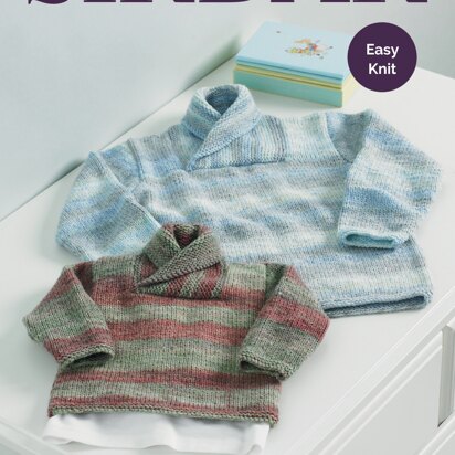 Boy's Sweaters in Sirdar Snuggly Rascal DK - 5226 - Downloadable PDF
